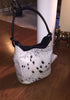 Black And White Custom Cowhide Purse