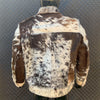 Men’s Genuine Cowhide Hair-On Leather Jacket