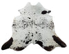 This cowhide rug is one of its kind and exotic salt pepper black and white handpicked and individually selected for the rare pattern great for living room