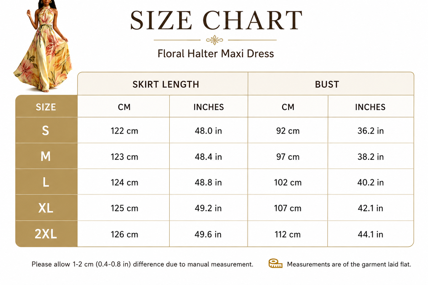 Women's floral halter maxi dress with open back