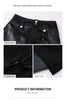 Women High Waist Faux Leather Mini Skirt With Pockets