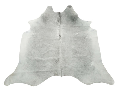 This grey cowhide rug will be loved by everyone for beach bachelorette or western style wedding.