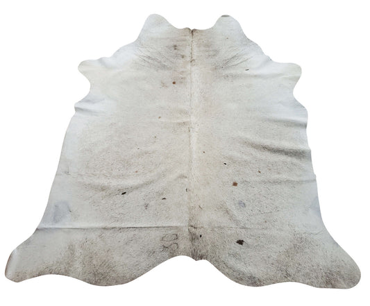 A stunning speckled white cowhide rug, by far the most favorite and the best looking, very soft and plush and will be a great match for home office 