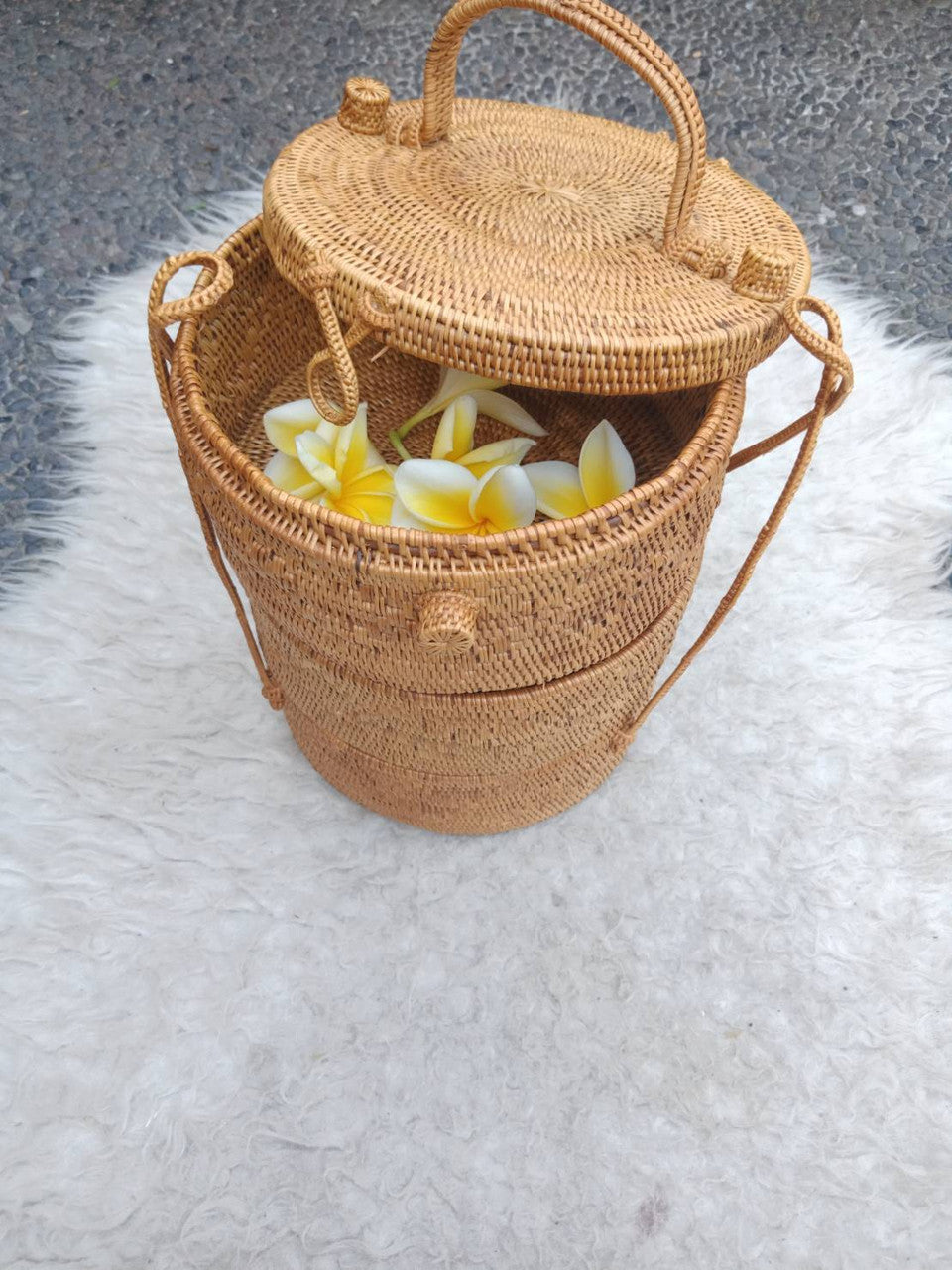 Rattan Hamper Bag