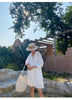 Women Summer Dresses White French Vacation Dress