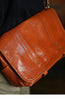 Vintage Full-Grain Cowhide Business Satchel for Men