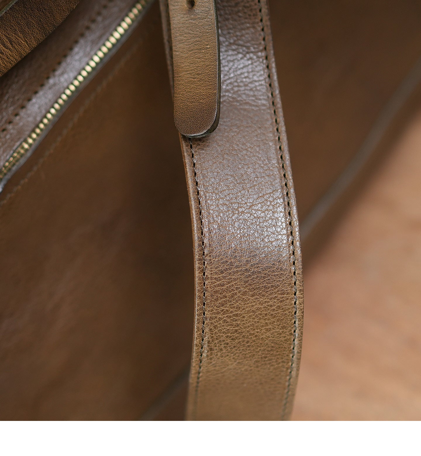 Vintage Full-Grain Cowhide Business Satchel for Men